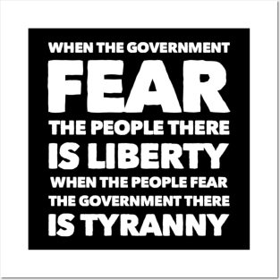 Fear the people Posters and Art